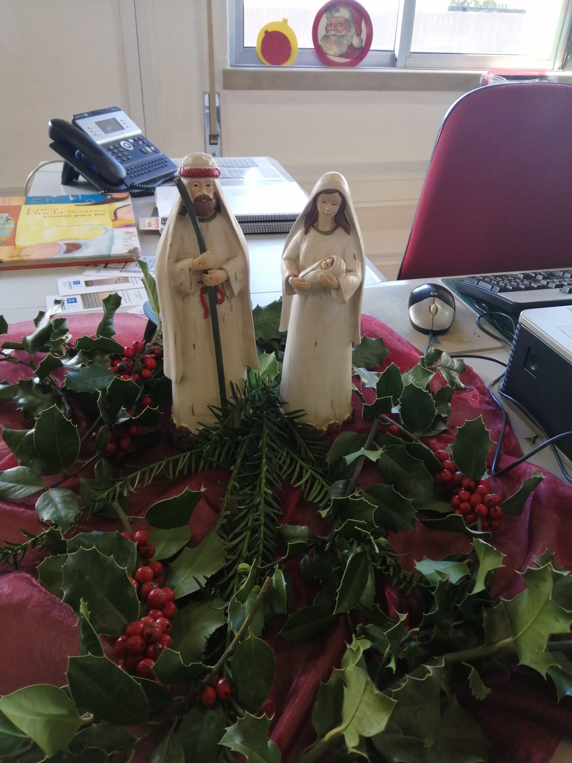 Celebramos o Natal na Bilioteca Escolar Júlio Brandão