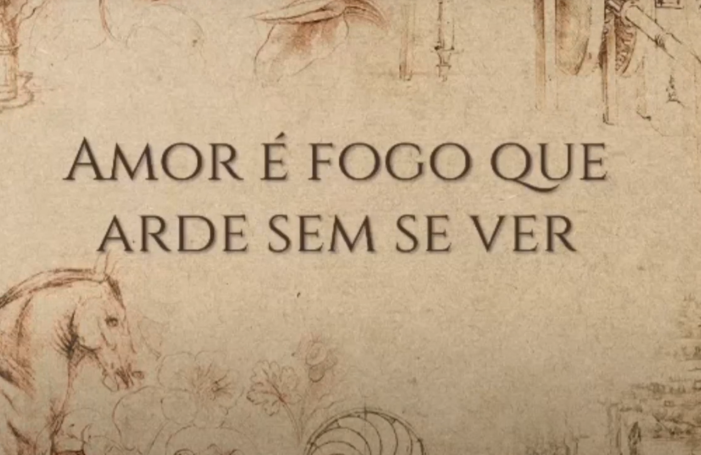 «Amor é fogo que arde sem se ver»